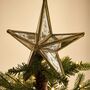 Windermere Mirrored Star Tree Topper, thumbnail 2 of 5