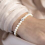 Pearl And Crystal Glitterball Bracelet, thumbnail 1 of 9