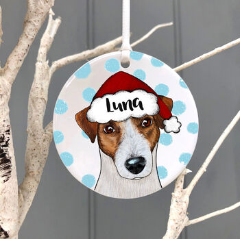 Christmas Personalised Dog Decoration, 4 of 12