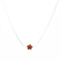 Red Jasper Star Silver Or Gold Necklace, thumbnail 1 of 5