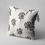 Black And White Cushion Cover With Floral Pattern, thumbnail 3 of 6