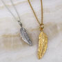 Feather Necklace, thumbnail 1 of 4