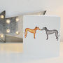 Greyhound Greetings Card, thumbnail 1 of 2