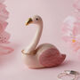 Florence The Flamingo Ceramic Ring Holder In Gift Box, thumbnail 1 of 4