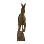 Horse 39cm Carved Wood Effect, thumbnail 9 of 9