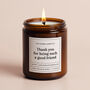 Thank You Friendship Gift Soy Wax Essential Oil Candle, thumbnail 2 of 5