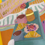 Breakfast In Bed 'Happy Anniversary' Card, thumbnail 2 of 2