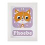 Personalised Childrens Ginger Cat Clock, thumbnail 7 of 9