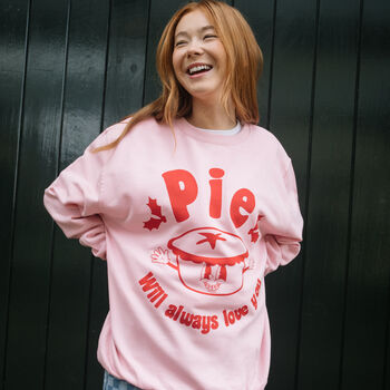 Pie Will Always Love You Women's Christmas Jumper, 2 of 4