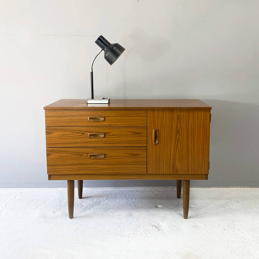 1970’s Mid Century Formica Mini Sideboard By Schreiber, 1 of 10
