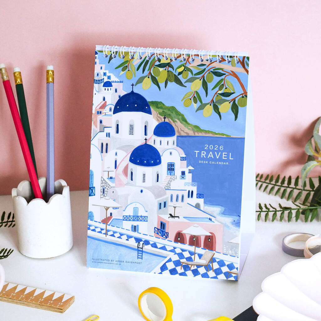 2026 Travel Desk Calendar, 1 of 9