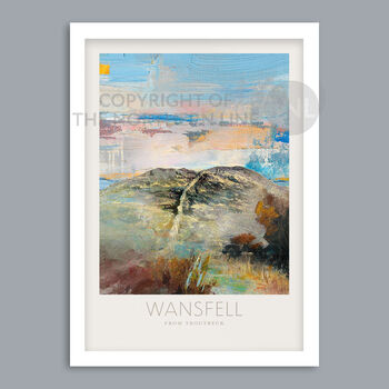 Wansfell From Troutbeck Lake District Poster Print, 4 of 4