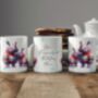 Personalised Rhino Love Couple In Christmas Jumpers Mug B, thumbnail 2 of 2