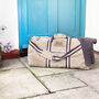 Personalised Patched Canvas Holdall With Shoulder Strap, thumbnail 4 of 5