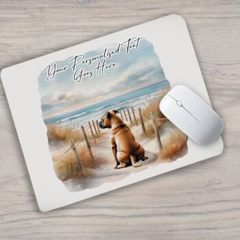 Personalised Staffordshire Bull Terrier Dog Beach Walk Collection, 5 of 8