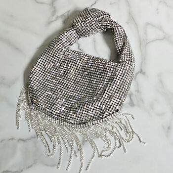 The Fringed Rhinestone Sparkle Bag, 4 of 5