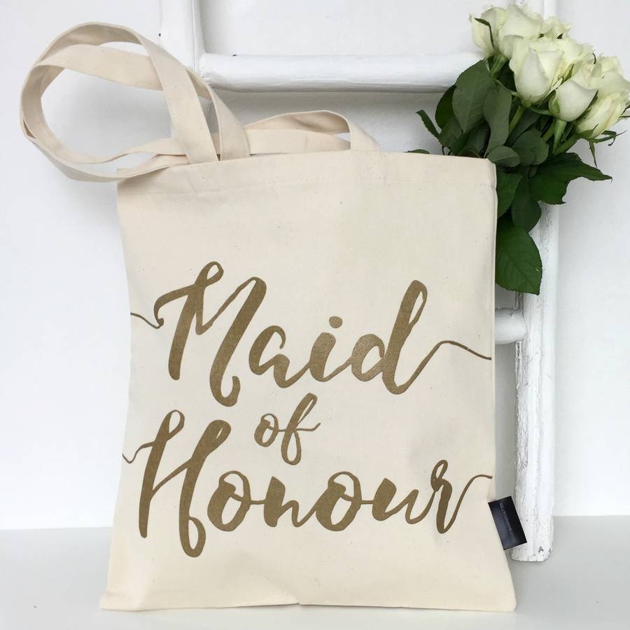 Maid Of Honour Gifts Midway Media Maid Of Honour Wedding Gift Bag By Kelly Connor Designs