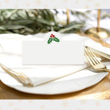 Personalised Colourful Christmas Place Cards, 11 of 12