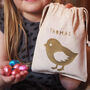 Chick Easter Hunt Bag With Chocolate Eggs, thumbnail 1 of 2