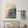 Japanese Flower Meadow Vintage Art Print, thumbnail 4 of 4