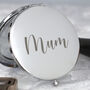 Personalised Name Silver Compact Mirror, thumbnail 4 of 5