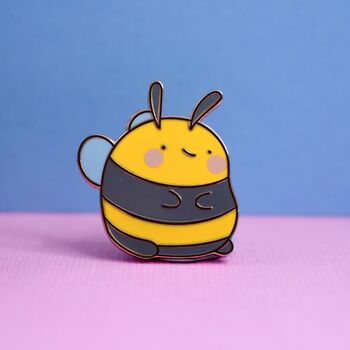 Bumblee Bee Enamel Pin | Cute Pin Badges, 4 of 6