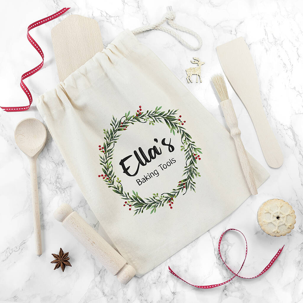 Image of Personalised Kids Christmas Baking Kit