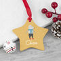 Personalised Star Ceramic Christmas Decoration, thumbnail 7 of 12