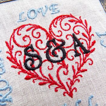 Personalised Valentines Day Glass Frame Token Gift, 3 of 3