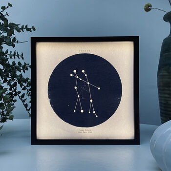 Personalised Star Sign Constellation Light Gemini, 5 of 8