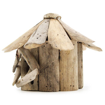 Handmade Wooden Bird House And Garden Nesting Box, 8 of 12