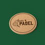 Round Cork Coaster 'Après Padel' | Homeware | Tableware | Padel | Racket Sport, thumbnail 1 of 2