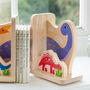 Personalised Wooden Dinosaur Bookends, thumbnail 3 of 3