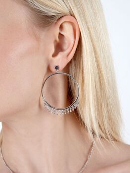 Waterfall Circle Earrings, 8 of 10