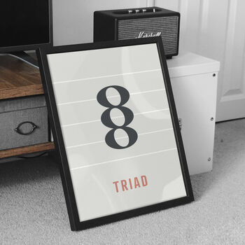 Triad Note Print | Music Theory Poster, 2 of 10