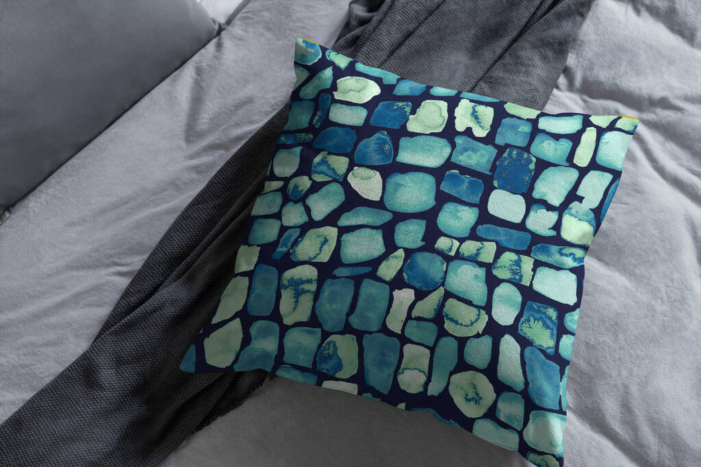 Geo Pattern Cushion Throw Pillow, 1 of 3