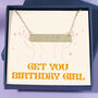 Personalised Birth Year Bar Necklace, thumbnail 1 of 6