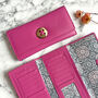 Women's Pink Leather Purse, thumbnail 1 of 6