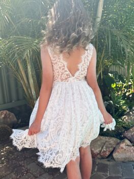 Ember In Ivory ~ Party Or Flower Girl Dress, 5 of 6