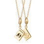 18ct Gold Passport Charm Necklace, thumbnail 2 of 6