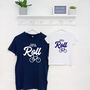 Cycling Parent And Child T Shirts, thumbnail 1 of 7