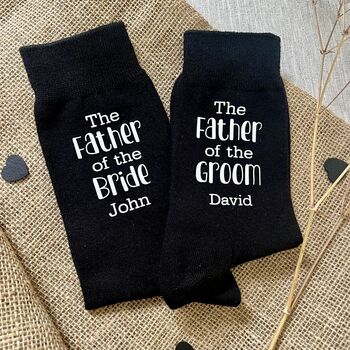 Father Of The Groom Wedding Socks, 3 of 4