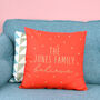 Personalised 'Believes' Christmas Cushion, thumbnail 2 of 3