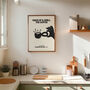 Wake Up And Smell The Coffee Hand Drawn Kitchen Wall Art Print, thumbnail 2 of 6