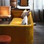 Valencia Gold Velvet Sofa, thumbnail 4 of 9