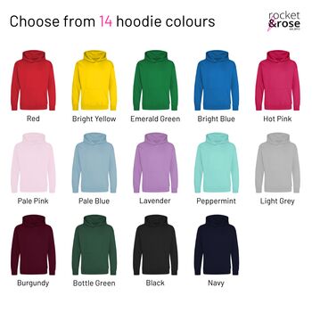 'Dramatic' Hoodie Jumper For Girls And Boys, 10 of 11