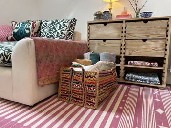 Extra Large Rectangular Rainbow Basket, 5 of 5
