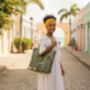 Green Jungle Tote Bag, thumbnail 3 of 4