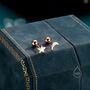 Sterling Silver Mismatched Moon And Star Barbell Earrings, thumbnail 5 of 12