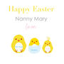 Happy Easter Family Chick Greeting Card, thumbnail 2 of 3